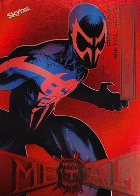 2021 Skybox Marvel Metal Universe Spider-Man #84 Precious Metal Gems Red /90