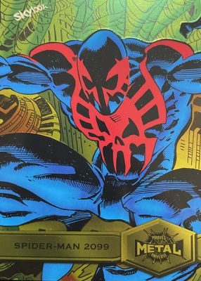 2021 Skybox Marvel Metal Universe Spider-Man #184 Light FX Yellow (High Series)