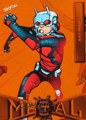 2021 SkyBox Marvel Metal Universe Spider-Man #4 Light FX Orange /25