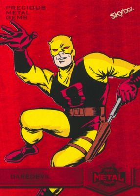 2021 SkyBox Marvel Metal Universe Spider-Man #121 Precious Metal Gems Red (High Series) /90