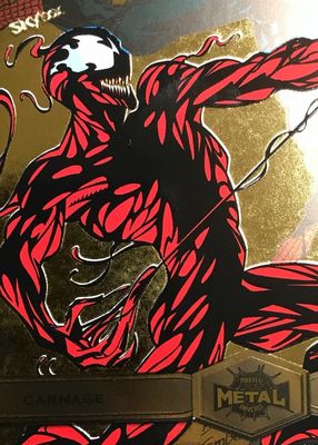 2021 Skybox Marvel Metal Universe Spider-Man #118 Light FX Gold (High Series)