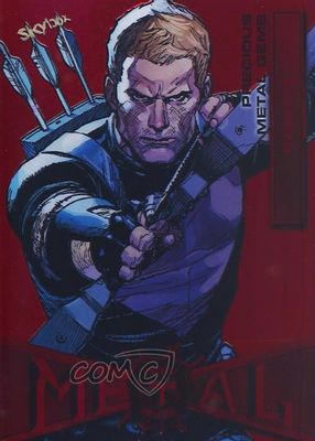 2021 SkyBox Marvel Metal Universe Spider-Man #31 Precious Metal Gems Red /90