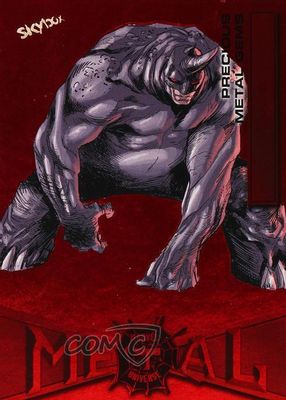 2021 Skybox Marvel Metal Universe Spider-Man #68 Precious Metal Gems Red /90