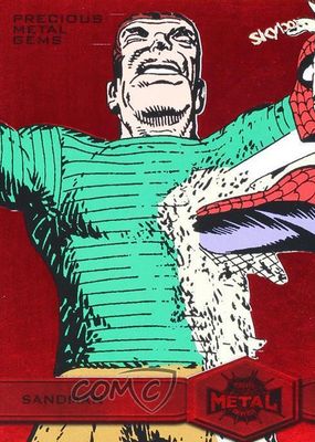 2021 SkyBox Marvel Metal Universe Spider-Man #170 Precious Metal Gems Red (High Series) /90