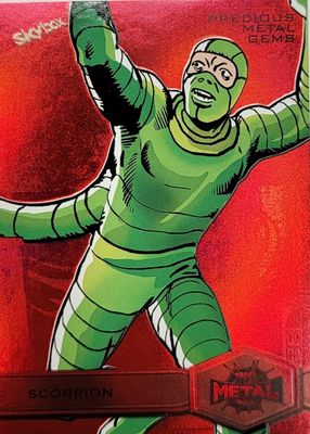 2021 Skybox Marvel Metal Universe Spider-Man #173 Precious Metal Gems Red (High Series) /90