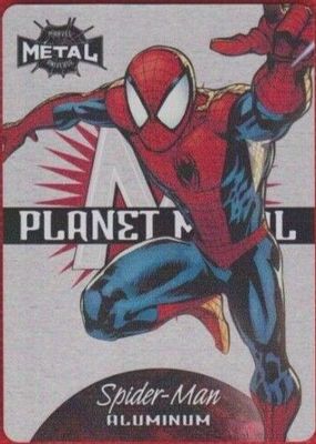2021 SkyBox Marvel Metal Universe Spider-Man #19PM Planet Metal
