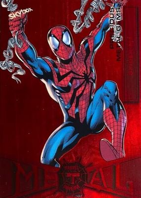 2021 SkyBox Marvel Metal Universe Spider-Man #64 Precious Metal Gems Red /90