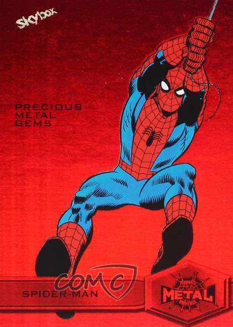 2021 Skybox Marvel スパイダーマン スケッチカード 1/1 Spider-Man 2021 SkyBox Marvel Metal Universe Spider-Man #164