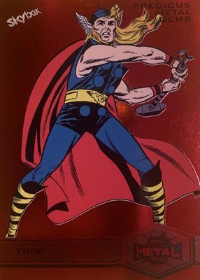 2021 Skybox Marvel Metal Universe Spider-Man #189 Precious Metal Gems Red (High Series) /90