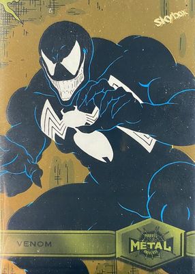 2021 Skybox Marvel Metal Universe Spider-Man #193 Light FX Yellow (High Series)