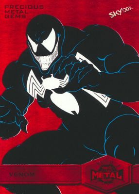 2021 Skybox Marvel Metal Universe Spider-Man #193 Precious Metal Gems Red (High Series) /90