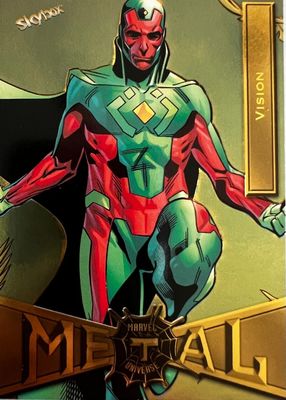 スケッチカード Marvel Vision Vision 2021 SkyBox Marvel Metal Universe Spider-Man #94