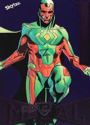 スケッチカード Marvel Vision Vision 2021 SkyBox Marvel Metal Universe Spider-Man #94