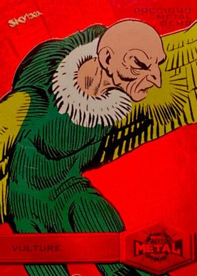 2021 Skybox Marvel Metal Universe Spider-Man #195 Precious Metal Gems Red (High Series) /90