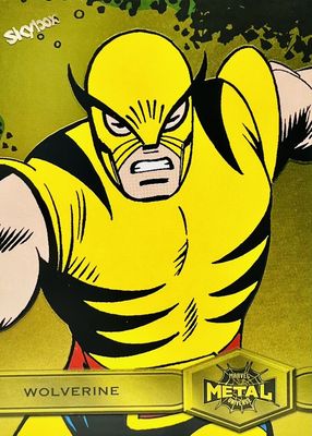 2021 Skybox Marvel Metal Universe Spider-Man #200 Light FX Yellow (High Series)