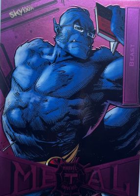 2021 Skybox Marvel Metal Universe Spider-Man #7 Light FX Pink /75