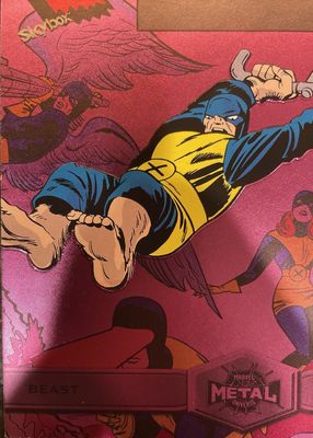 2021 Skybox Marvel Metal Universe Spider-Man #107 Light FX Pink (High Series) /75