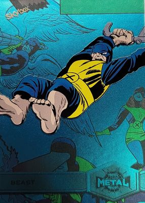 2021 Skybox Marvel Metal Universe Spider-Man #107 Light FX Turquoise (High Series) /50