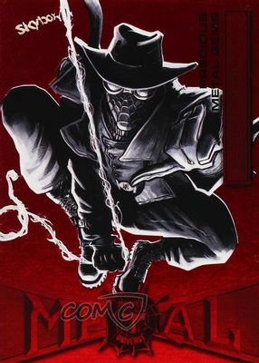 2021 Skybox Marvel Metal Universe Spider-Man #85 Precious Metal Gems Red /90