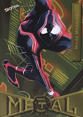 2021 Skybox Marvel Metal Universe Spider-Man #52 Light FX Yellow