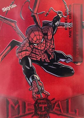 2021 SkyBox Marvel Metal Universe Spider-Man #88 Precious Metal Gems Red /90