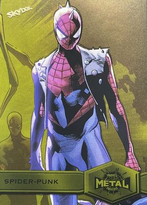 2021 Skybox Marvel Metal Universe Spider-Man #186 Light FX Yellow (High Series)
