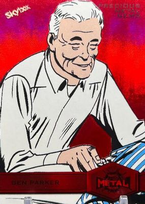 2021 Skybox Marvel Metal Universe Spider-Man #108 Precious Metal Gems Red (High Series) /90