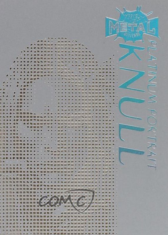 2021 Skybox Marvel Metal Universe Spider-Man #4PP Platinum Portraits