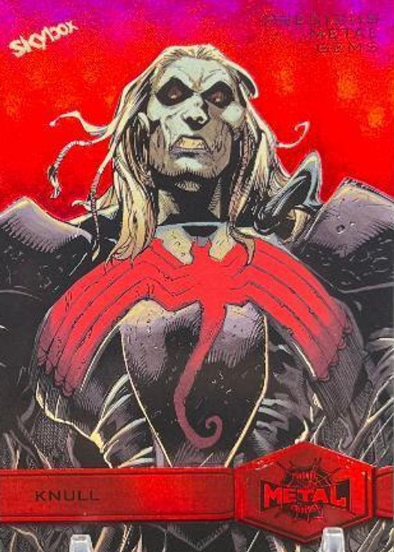 2021 Skybox Marvel Metal Universe Spider-Man #142 Precious Metal Gems Red (High Series) /90