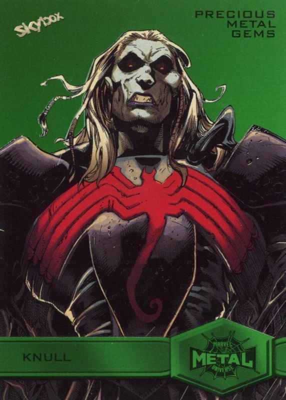 2021 Skybox Marvel Metal Universe Spider-Man #142 Precious Metal Gems Green (High Series) /10