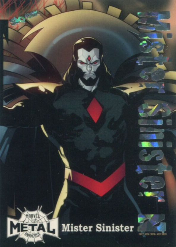 Mister Sinister 2021 SkyBox Marvel Metal Universe Spider-Man