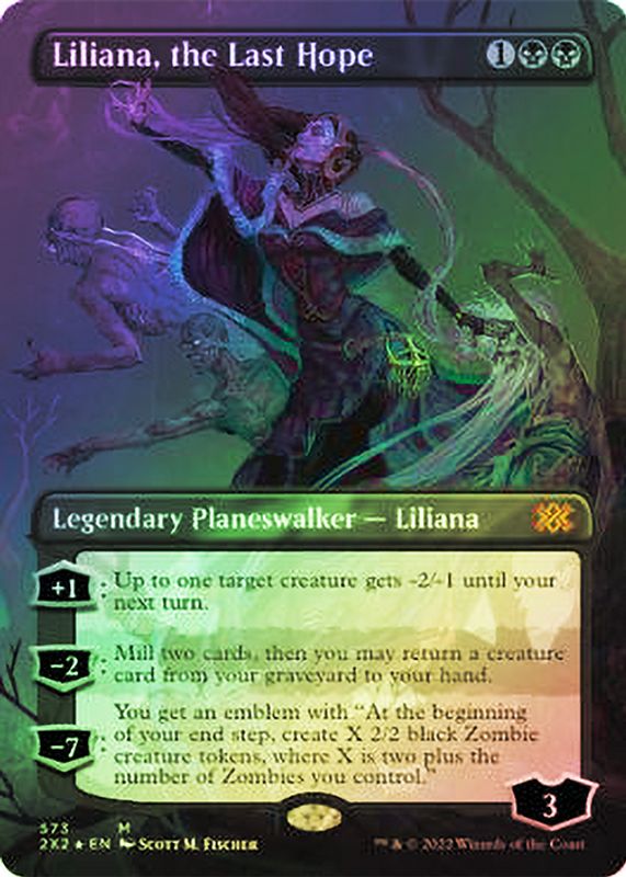 Liliana, the Last Hope 2022 Double Masters #573 Foil (Textured Foil) RAW