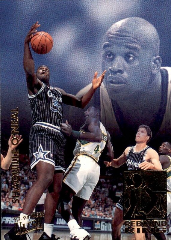 Shaquille O'Neal 1993 Fleer Ultra #9 Rebound Kings SGC 8