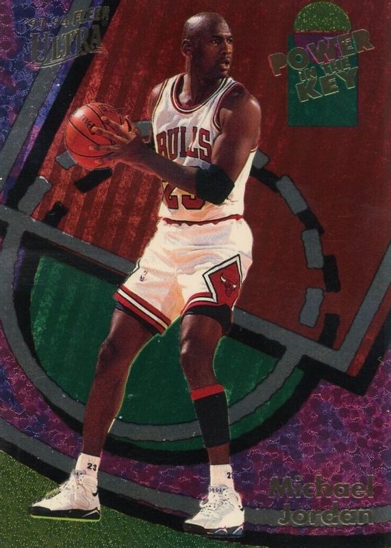 Michael Jordan 1993 Fleer Ultra #2 Power in the Key SGC 6