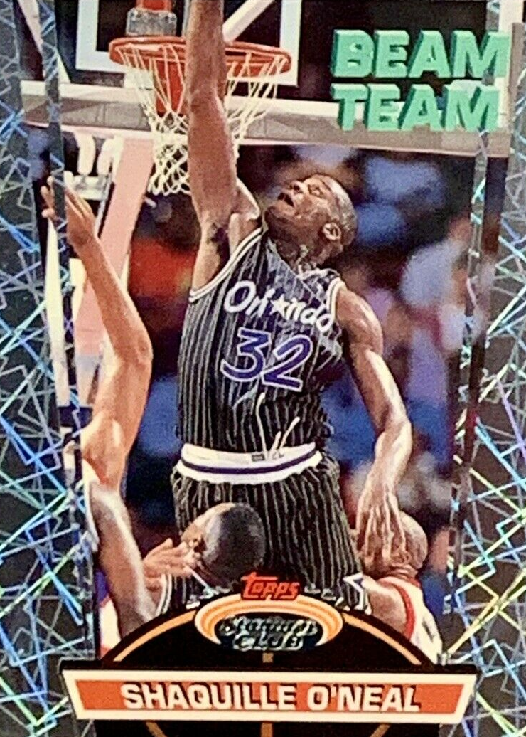 Shaquille O’Neal Rookie Card. Skybox 1992-1993. Card number 382.