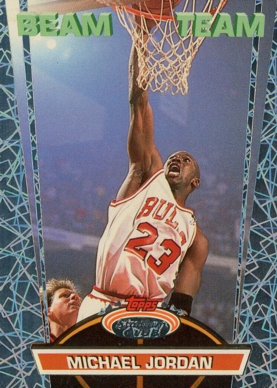 Michael Jordan 1992 Stadium Club #1 Beam Team SGC 6