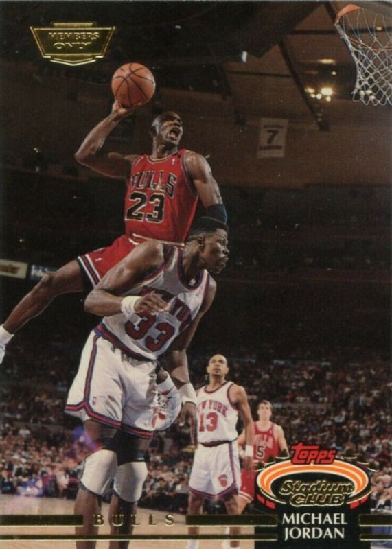 Michael Jordan 1992 Stadium Club #1 Members Only RAW