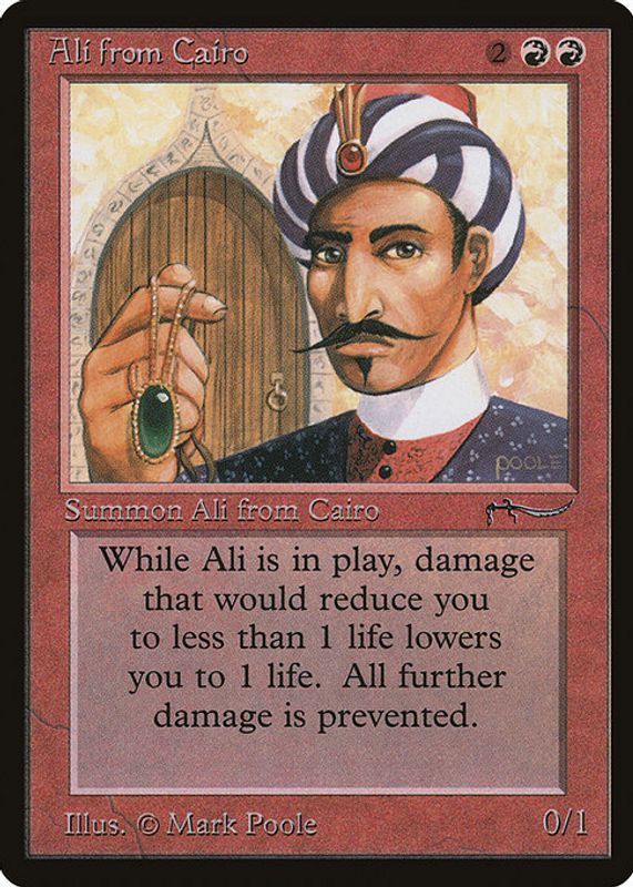 Ali from Cairo 1993 Arabian Nights Base BGS 7.5