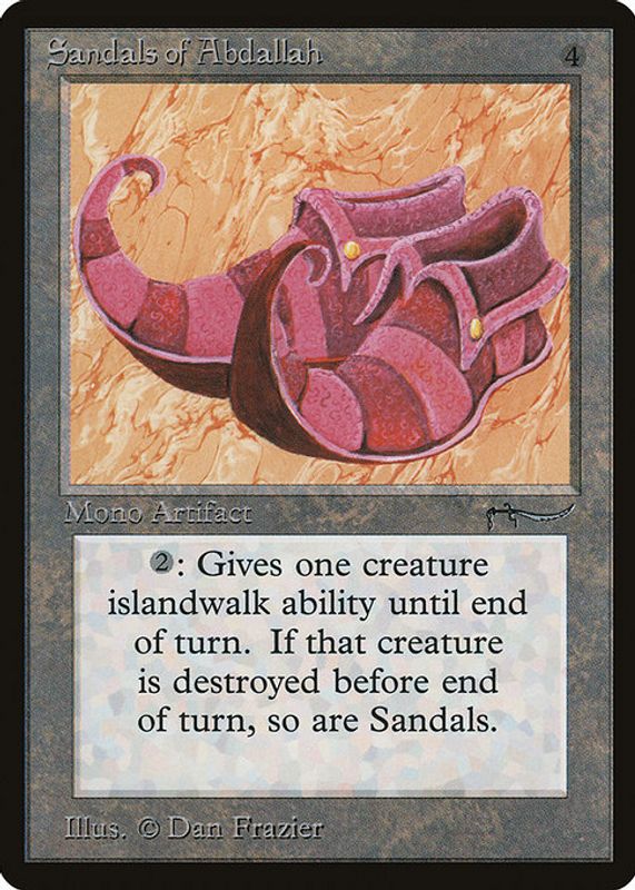 Sandals of Abdallah 1993 Arabian Nights Base PSA 6