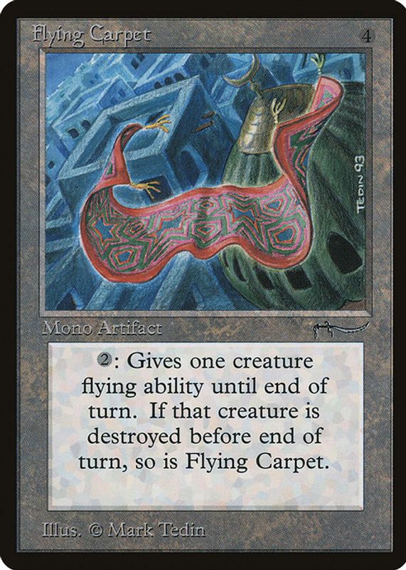 Flying Carpet 1993 Arabian Nights Base PSA 8