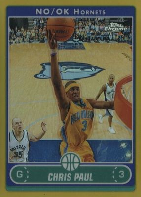 2006 Topps Chrome #3 Gold Refractor /25