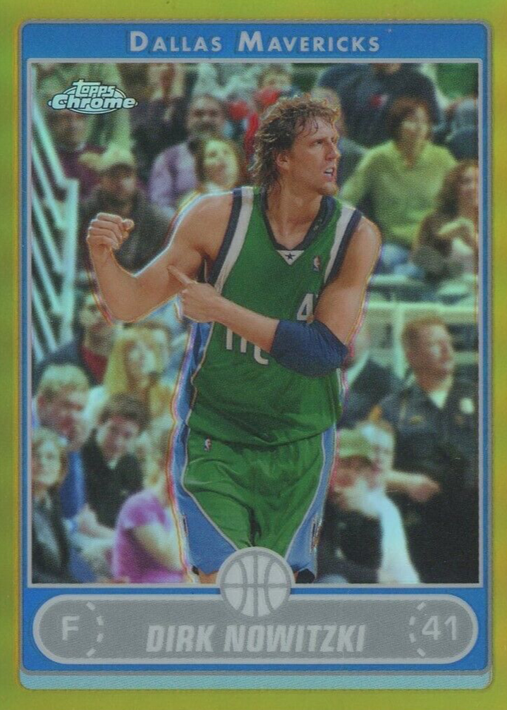 2007 FINEST Gold Dirk Nowitzki 1/25 PSA8（2016-17 Panini Select 