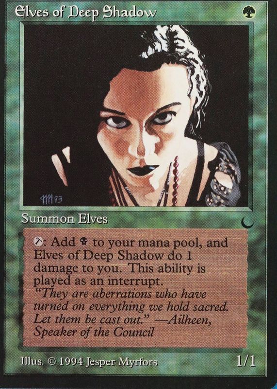 Elves of Deep Shadow 1994 The Dark Base PSA 9