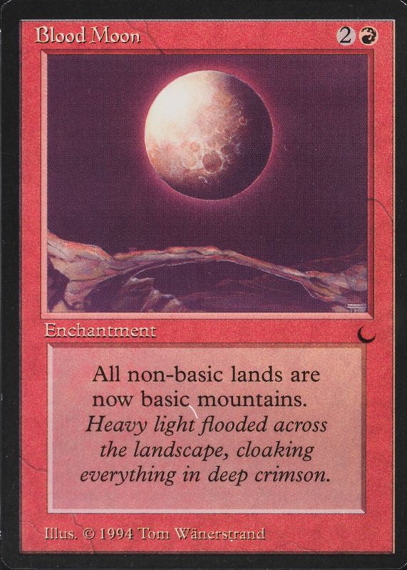 Blood Moon 1994 The Dark Base SGC 10