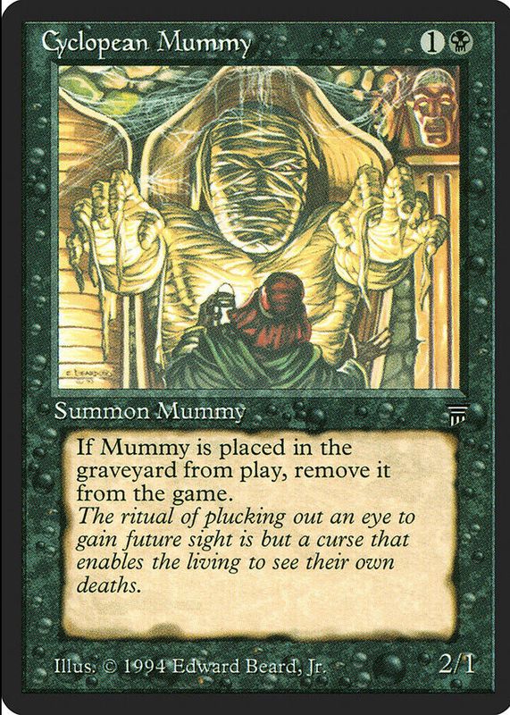 Cyclopean Mummy 1994 Legends Base RAW