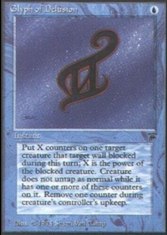 Glyph of Delusion Magic: The Gathering Cards Price Guide - Sports Card ...