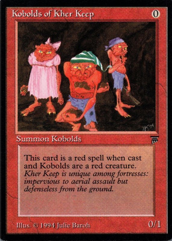 Kobolds of Kher Keep 1994 Legends Base RAW