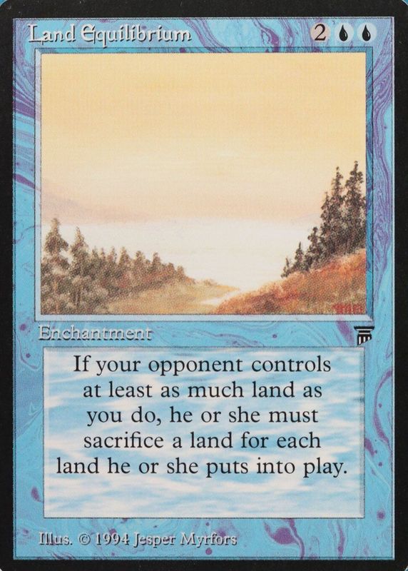 Land Equilibrium 1994 Legends Base RAW