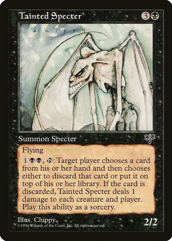 Tainted Specter 1996 Mirage Base RAW TCG (NEAR MINT)