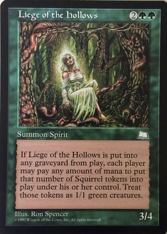 Liege of the Hollows 1997 Weatherlight Base RAW